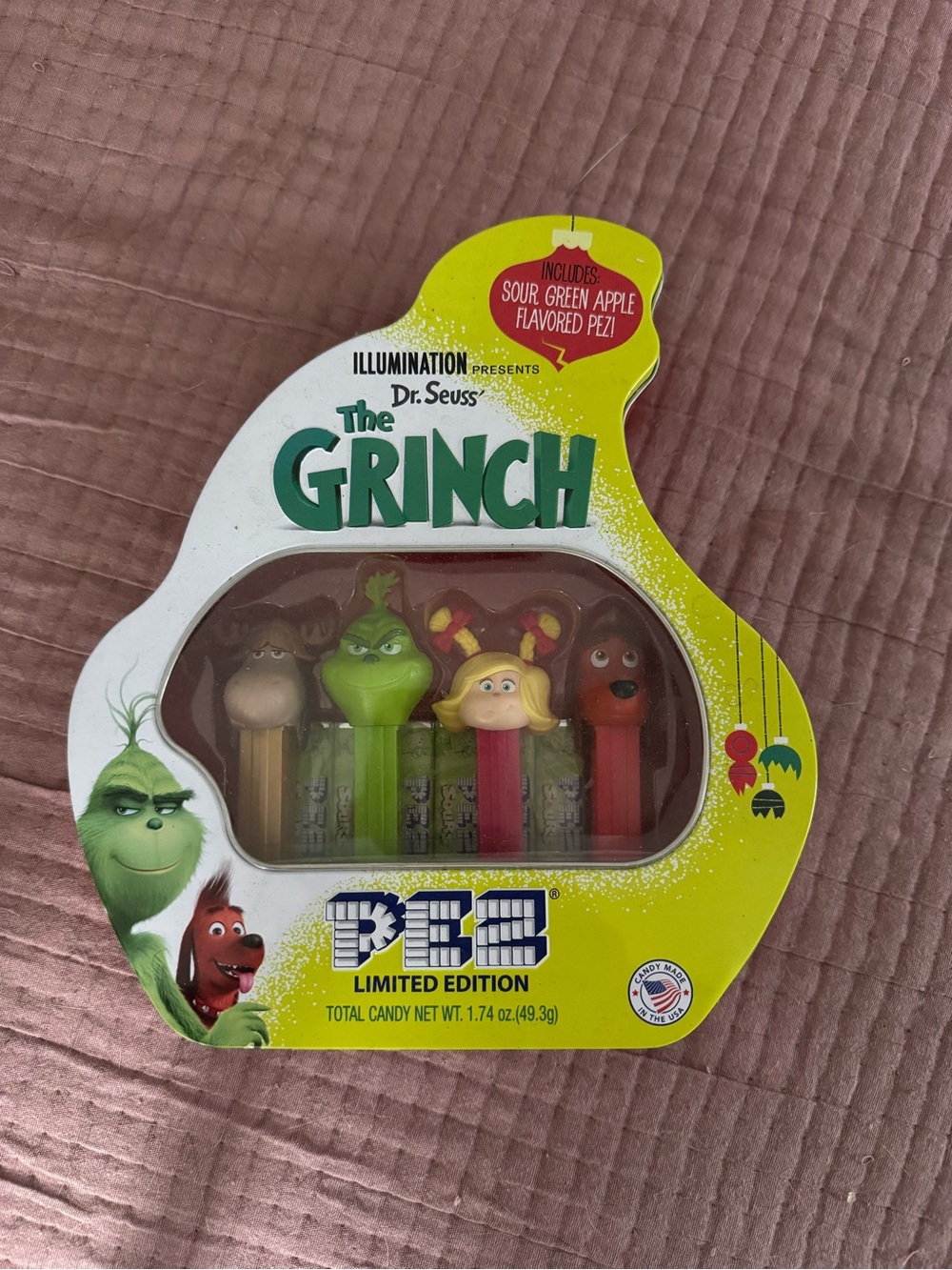 Dr. Seuss The Grinch PEZ Candy Dispenser Set - Green & Multicolor